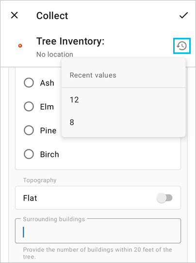 Valeurs récentes Valeurs récentes